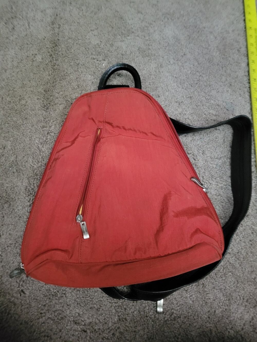 Baggallini Metro Convertible Backpack Nylon Rusty Red